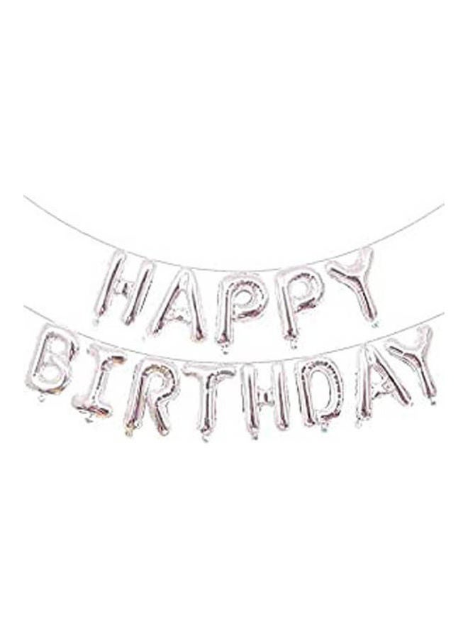 Alphabet Letters Balloons Happy Birthday Party 