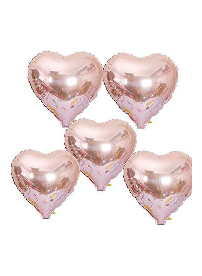 Heart Ballons 5Pcs Helium Party Wedding Decoration Happy Birthday Baby Shower Boy Girls Globos Rose Gold 18inch  - Image 1