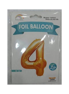 Balloons Number Four 4 ‎ 24.6x12.4x2.6