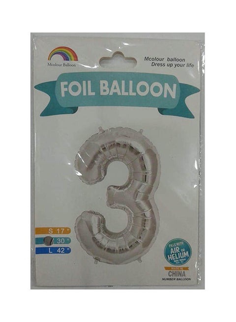 Balloons Number Three 3 ‎ 24.6x12.4x2.6