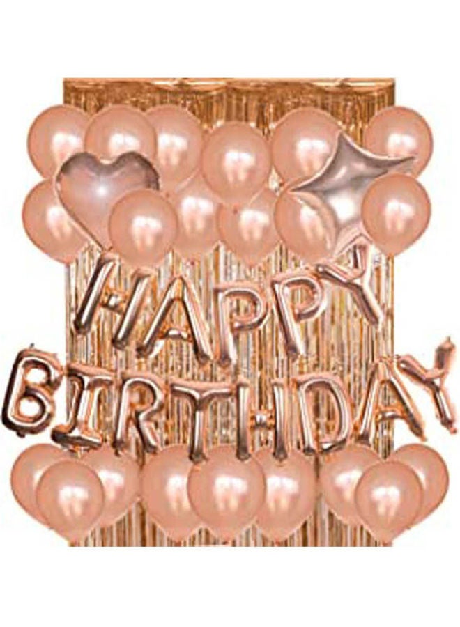 Happy Birthday Letter Foil Balloons