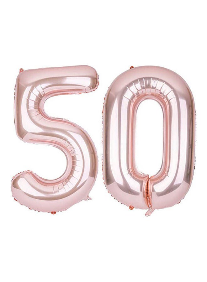 Smarcy Giant Foil Number 50 Balloon Birthday Party Decoration Anniversary Celebration 
