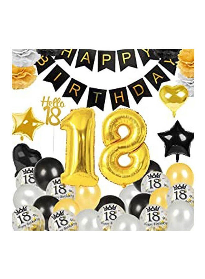 18Th Birthday Party Decorations Kit ‎24.5x17x5  - Image 1
