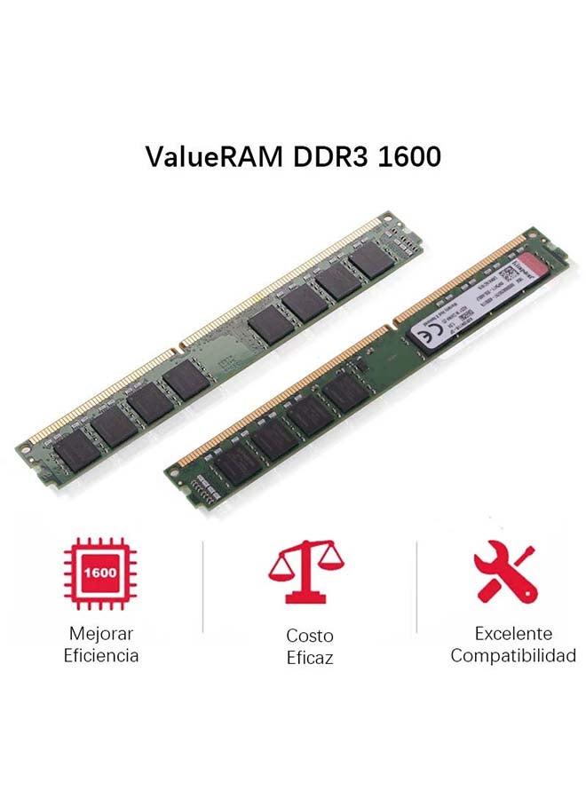 كينغستون - ذاكرة الكمبيوتر المكتبي DDR3 بسعة 8 غيغابايت أخضر/أسود - Image 1