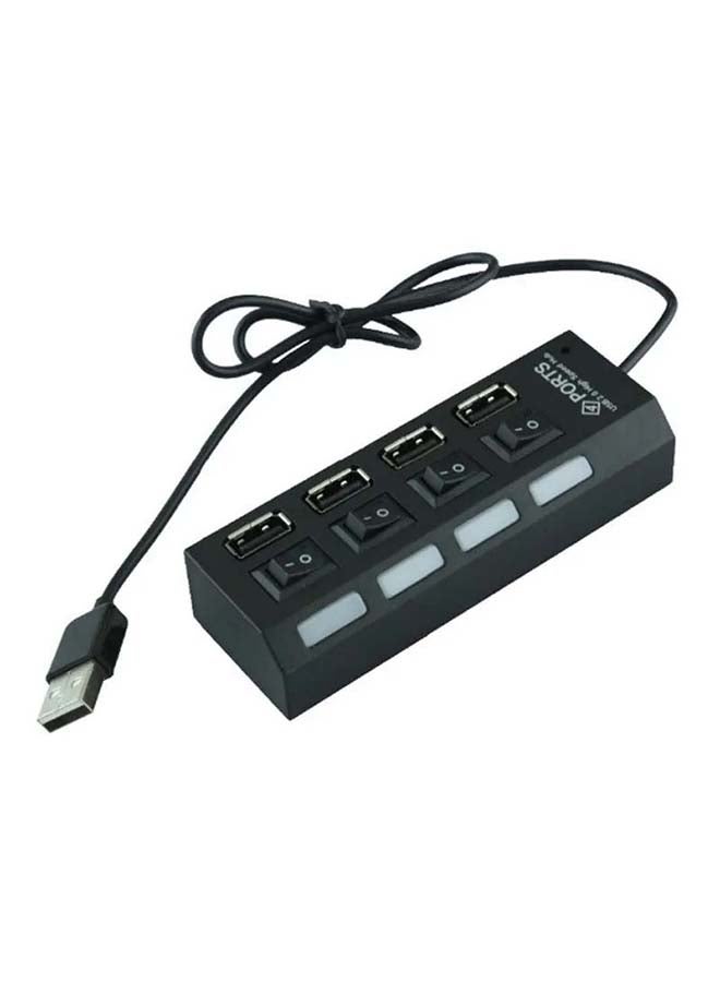ماركة غير محددة مفتاح تشغيل/إيقاف بمنفذ USB عالي السرعة أسود  - Image 1