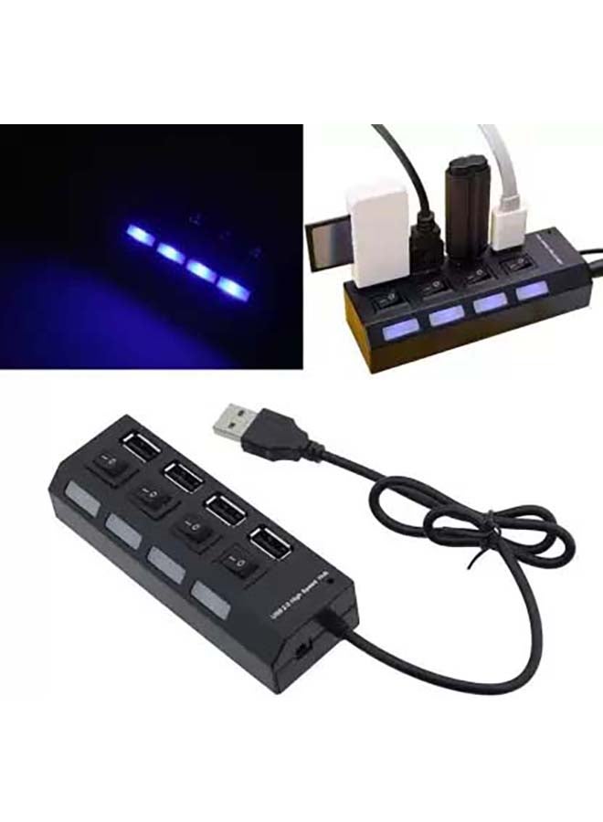 ماركة غير محددة مفتاح تشغيل/إيقاف بمنفذ USB عالي السرعة أسود  - Image 2