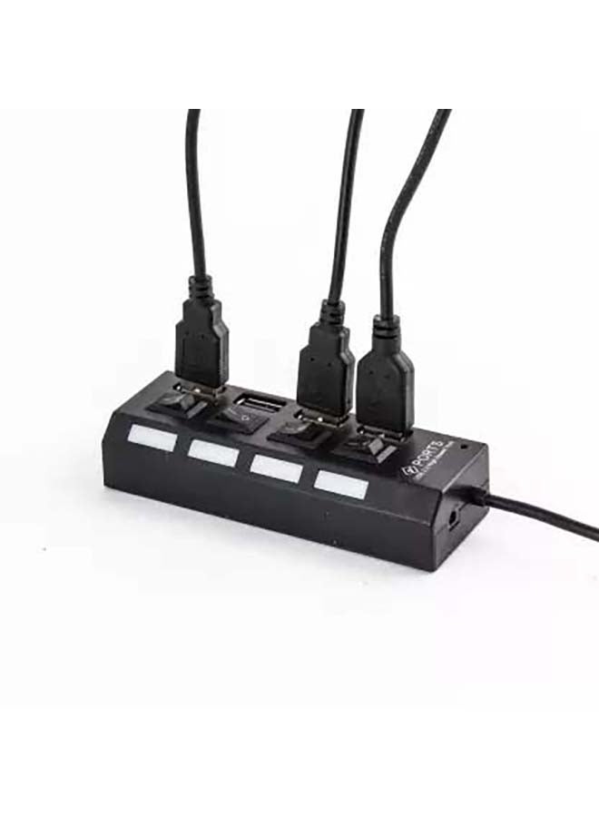 ماركة غير محددة مفتاح تشغيل/إيقاف بمنفذ USB عالي السرعة أسود  - Image 4