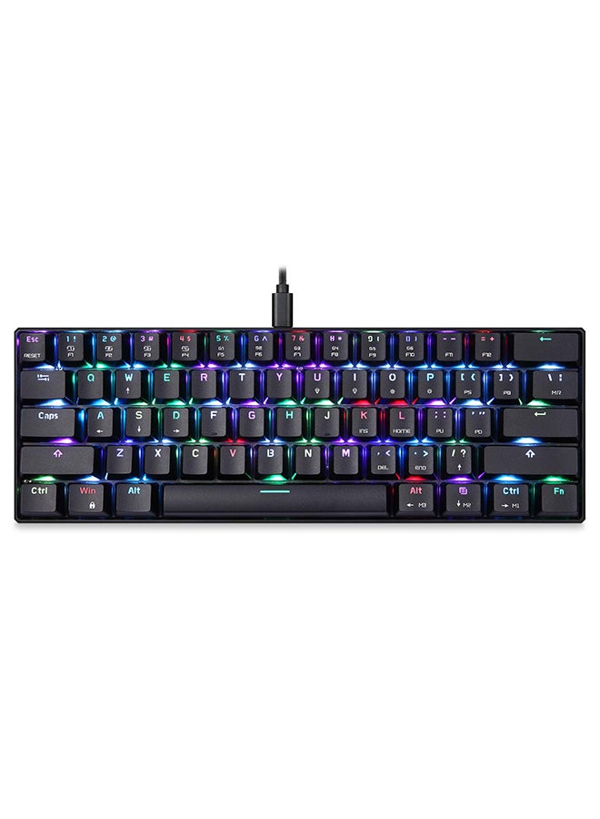 Motospeed CK61 RGB Mechanical 61 Keys Anti-Ghosting With Backlight Keyboard Black/Red  - Image 2