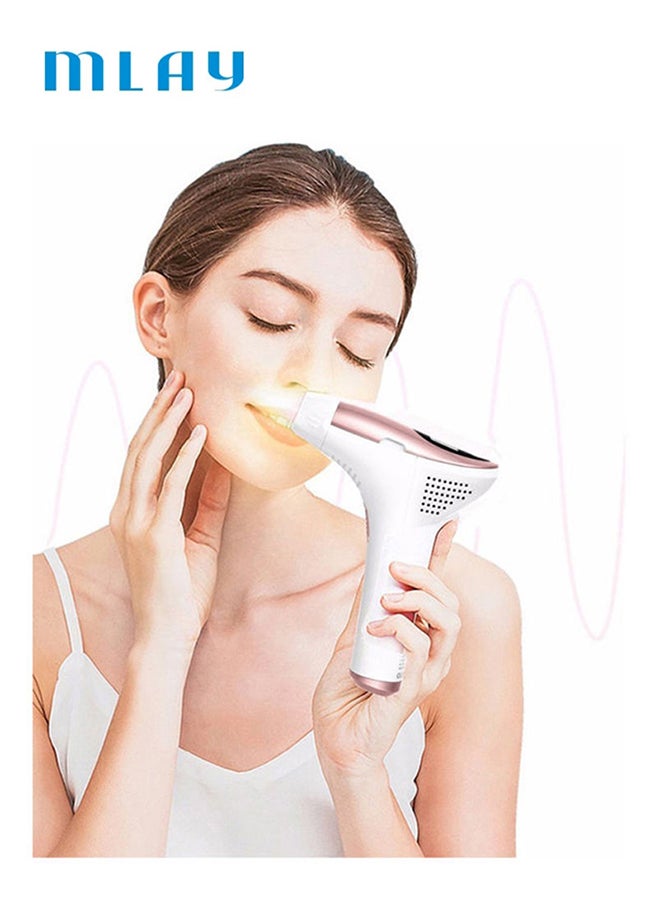 ملاي جهاز إزالة الشعر بالليزر 3 في 1 المنزلي، لون وردي وردي/ أبيض - Image 2