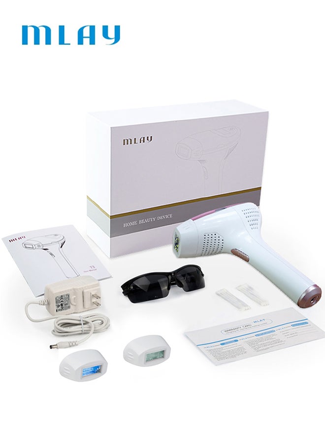 ملاي جهاز إزالة الشعر بالليزر 3 في 1 المنزلي، لون وردي وردي/ أبيض - Image 4