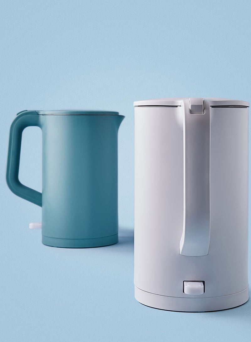 Noon East - Electric Kettle And Water Boiler - 1.5 Liter 1800 W Double Insulated- White 1.5 L 1800 W KESS4008_WH White - Image 1