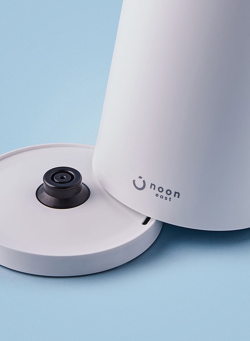 Noon East - Electric Kettle And Water Boiler - 1.5 Liter 1800 W Double Insulated- White 1.5 L 1800 W KESS4008_WH White - Image 1