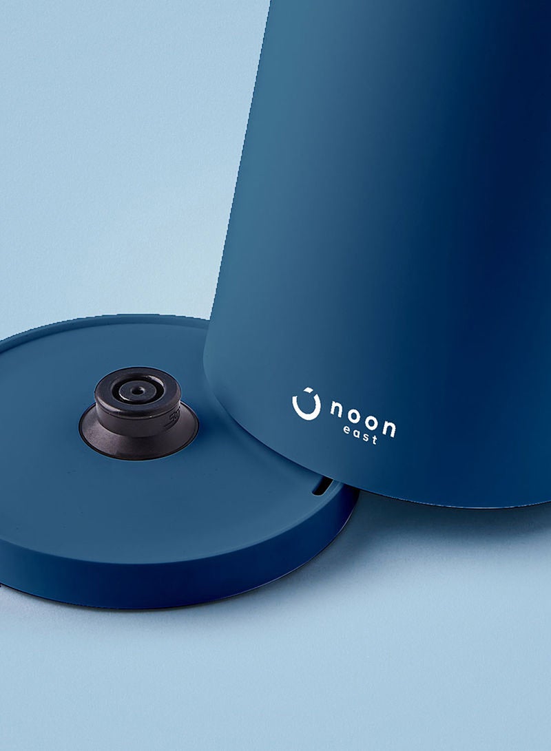 Noon East - Electric Kettle And Water Boiler - 1.5 Liter 1800 W Double Insulated- Navy Blue 1.5 L 1800.0 W KESS4008_NB Navy Blue - Image 1