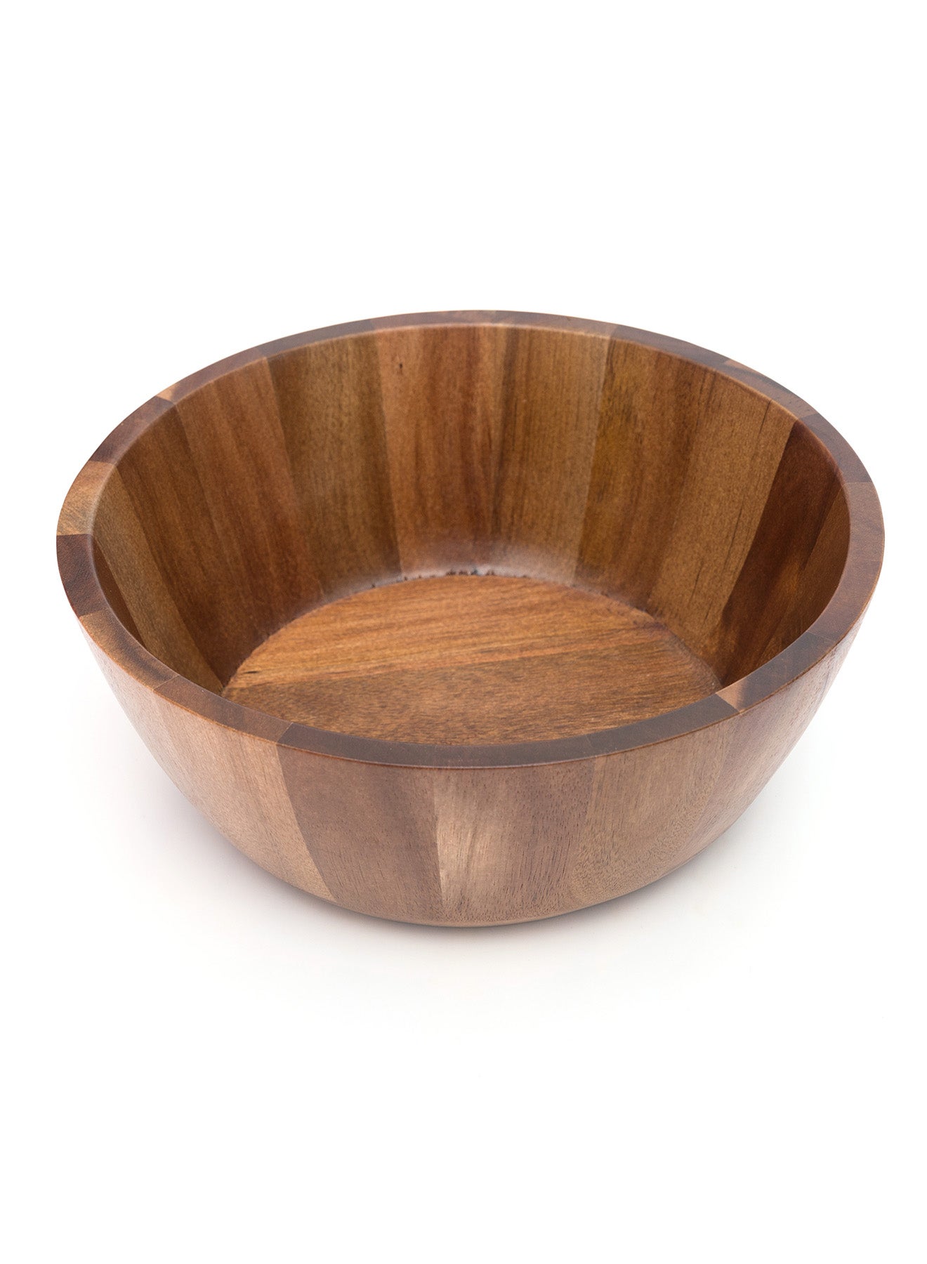 Salad Bowl - Made Of Acacia Wood - Premium Quality - Wooden Bowl - Serving Dishes - By Noon East - Dark Brown