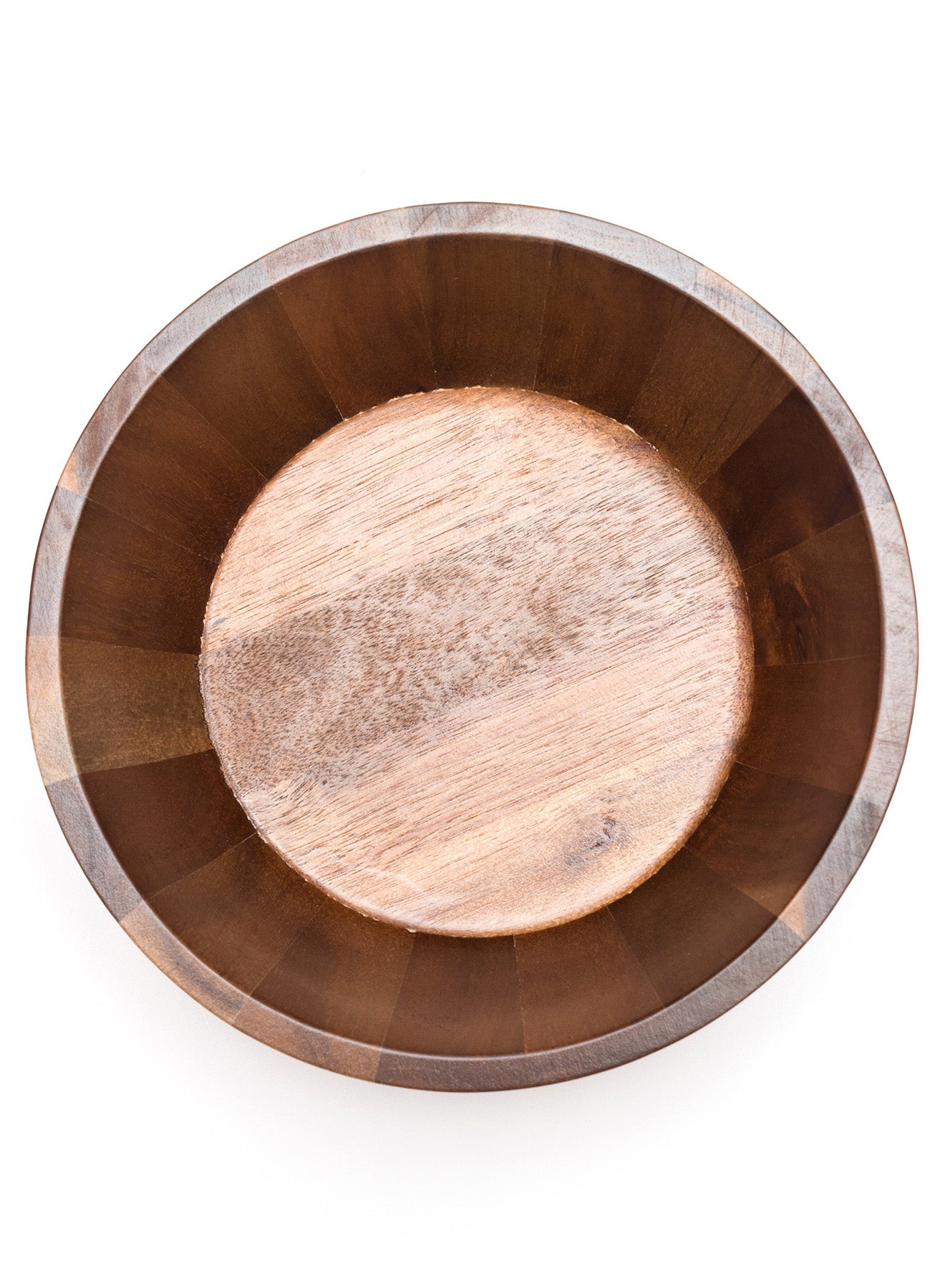 Salad Bowl - Made Of Acacia Wood - Premium Quality - Wooden Bowl - Serving Dishes - By Noon East - Dark Brown 