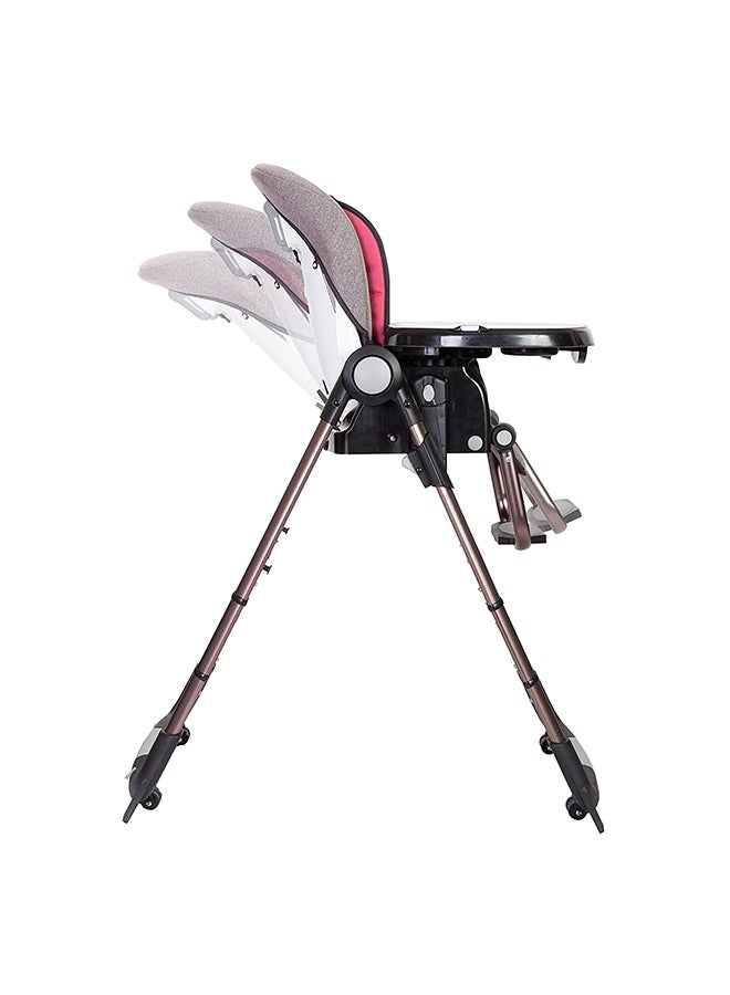 بيبي تريند كرسي عالي للطعام جو لايت 5 في 1 - ذهبي وردي/رمادي - Image 4