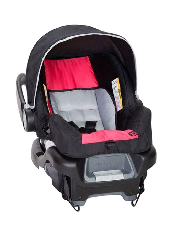 babytrend Pathway 35 Jogger Travel System - Black/Optic Pink  - Image 3