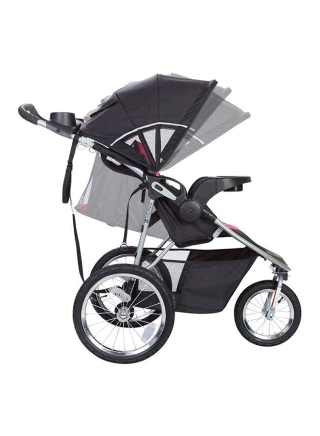 babytrend Pathway 35 Jogger Travel System - Black/Optic Pink  - Image 4