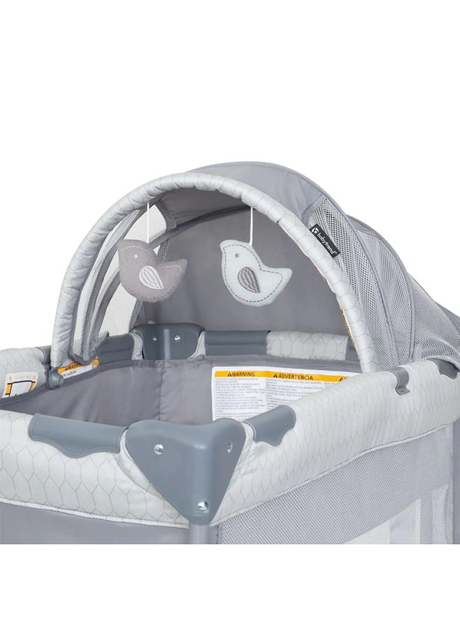babytrend Mini Nursery Center Playard - Grey  - Image 5