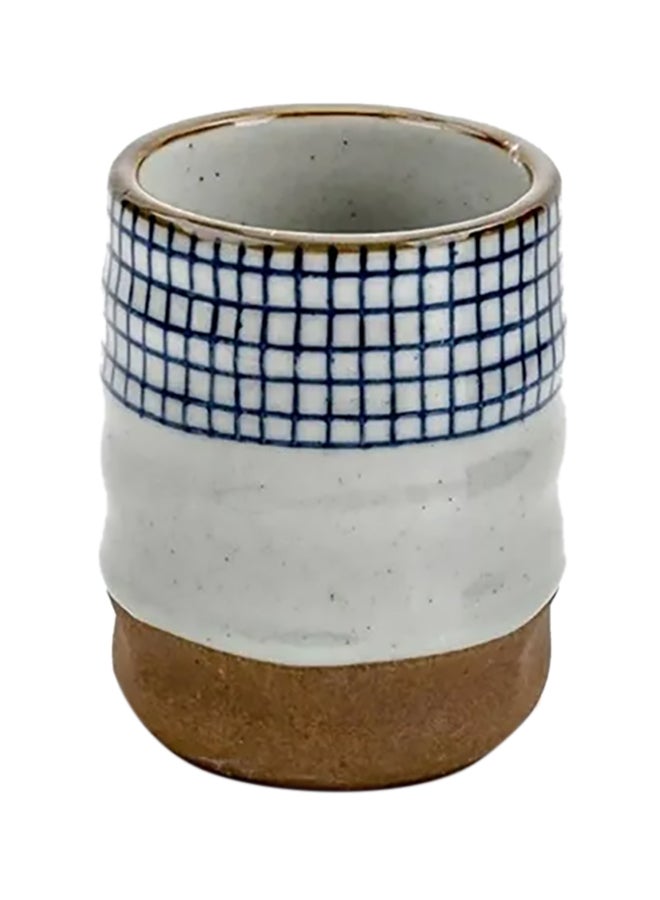 كوب قهوة سيراميك أبيض - Image 1