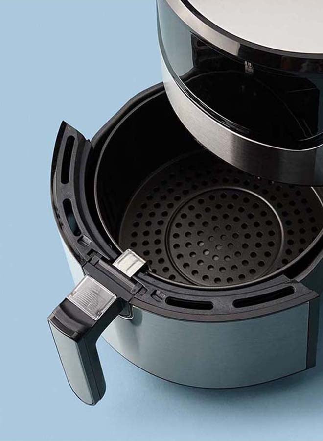 Noon East - Digital Touch Air Fryer 4 Liter Capacity - Overload Protection - Healthy Air Fryer Without Oil 4 L 1400 W GLA-310 Digital - Black/Silver - Image 1
