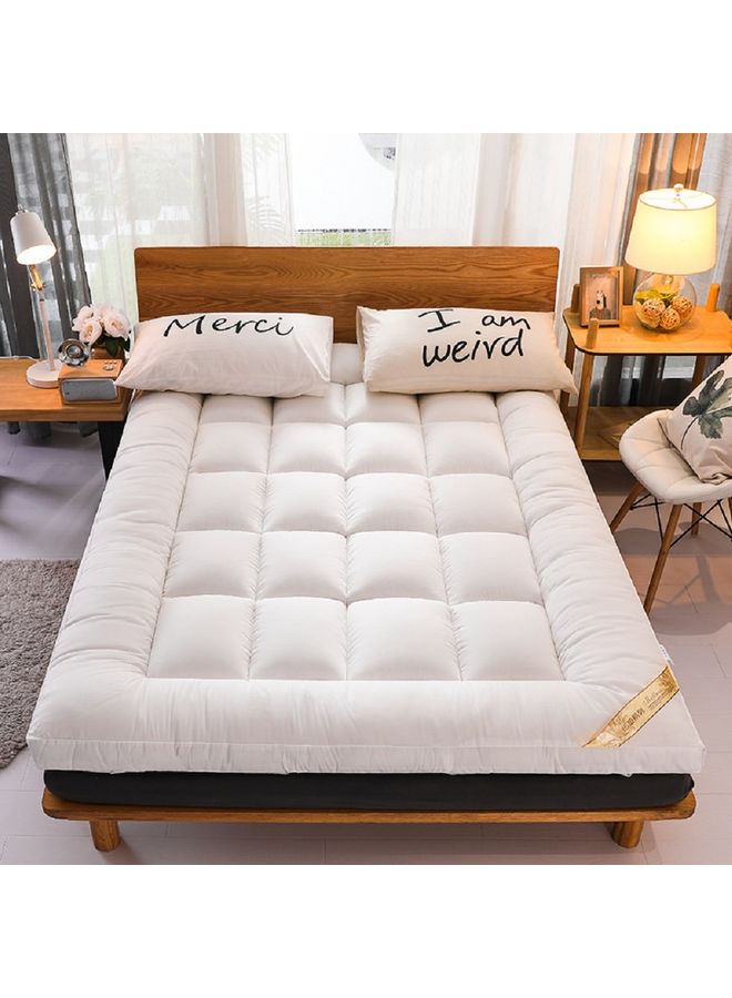 Winter Thick Warm Mattress Fabric White 200x220cm  - Image 2