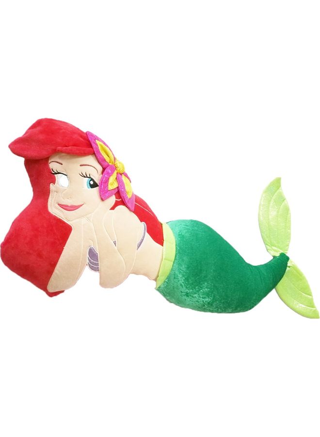 Mermaid Shaped Polyester Pillow Polyester Pink 105x32x14cm - Image 1