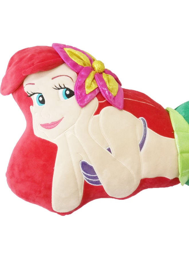 Mermaid Shaped Polyester Pillow Polyester Pink 105x32x14cm - Image 4