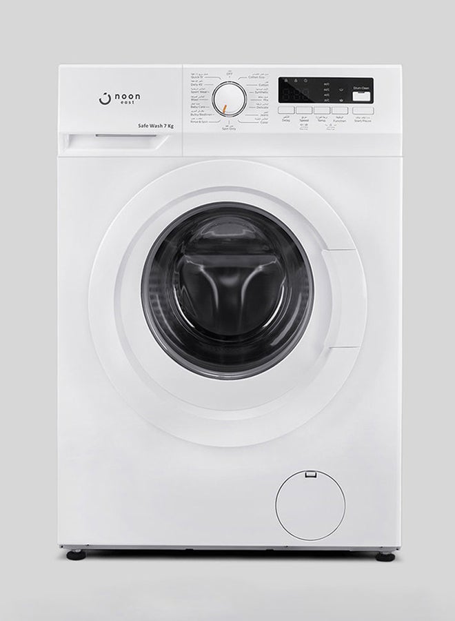 Noon East - 7 kg Washing Machine 7 Kg - Front Loading Fully Automatic- White Washing Mashine With Washing, Rinse And Spinning Function Without Clothes Dryer washing_machine White - Image 1