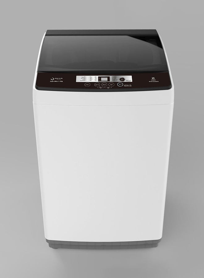 Noon East - 9 kg Washing Machine 9 Kg - Top Loading Fully Automatic- White Washing Mashine With Washing, Rinse And Spinning Function Without Clothes Dryer washing_machine White - Image 1