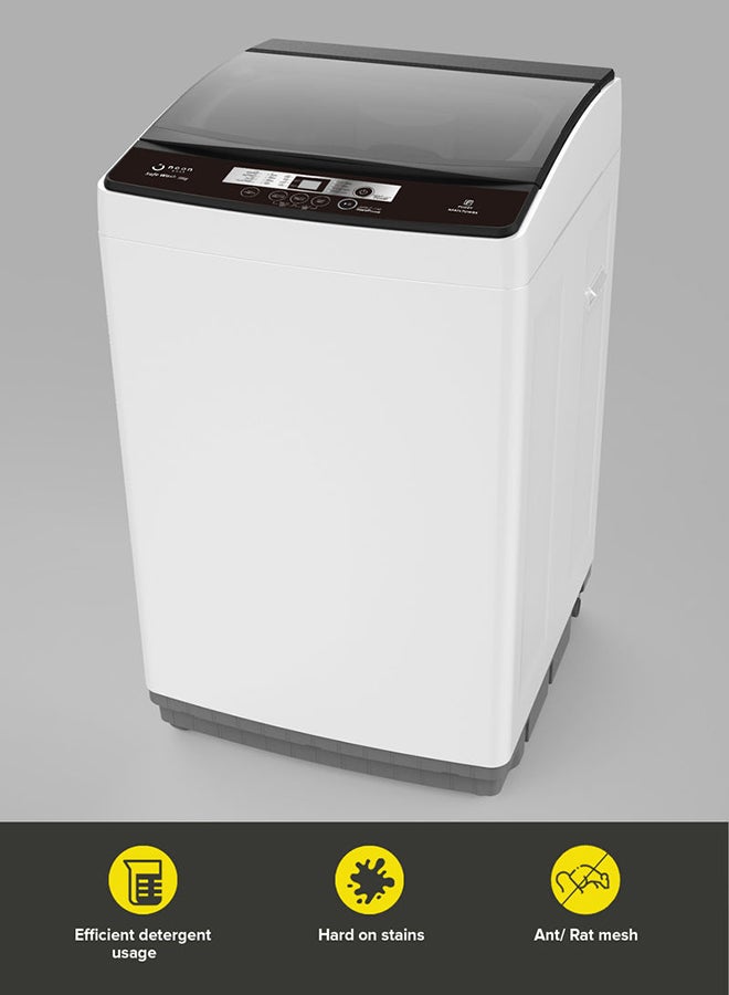 Noon East - 9 kg Washing Machine 9 Kg - Top Loading Fully Automatic- White Washing Mashine With Washing, Rinse And Spinning Function Without Clothes Dryer washing_machine White - Image 1