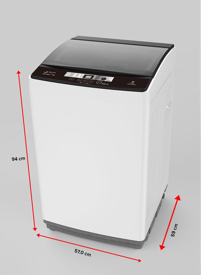 Noon East - 9 kg Washing Machine 9 Kg - Top Loading Fully Automatic- White Washing Mashine With Washing, Rinse And Spinning Function Without Clothes Dryer washing_machine White - Image 1