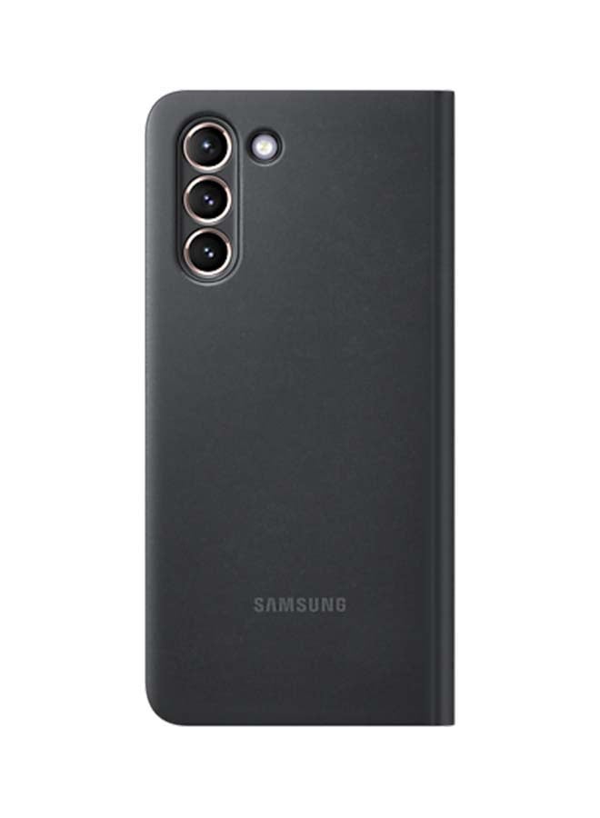 Samsung Protective Flip Cover For Samsung Galaxy S21 Black  - Image 2
