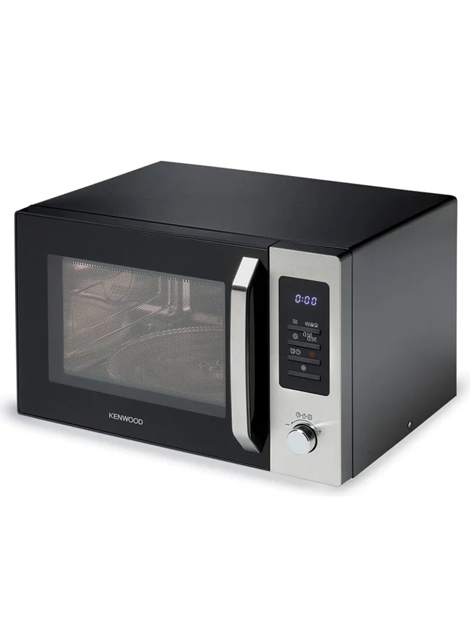 KENWOOD Microwave Oven With Grill, Convection, Digital Display, 5 Power Levels, Defrost Function, Stainless Steel, Auto Menu, 95 Minutes Timer, Clock Function 30 L 900 W MWM31.000BK silver