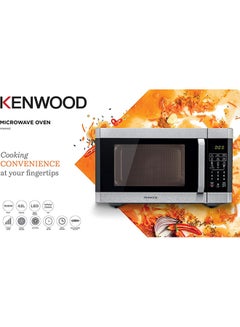 KENWOOD Microwave Oven With Grill, Digital Display, 11 Power Levels, Defrost Function, Auto Menu, 99 Minutes Timer, Clock Function, 42 L 1400 W MWM42.000BK Silver/Black  - Image 2