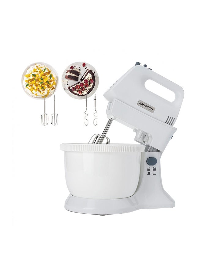 KENWOOD - Stand Hand Mixer (Electric Whisk) With Rotary Bowl 3.4 L 450 W HMP32.A0 White - Image 1