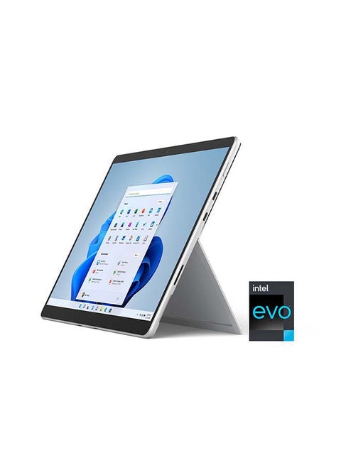Surface Pro 8 Laptop With 13-Inch Display, Core i5 1135G7 Processer/8GB RAM/128GB SSD/Intel Iris Graphics English Platinum