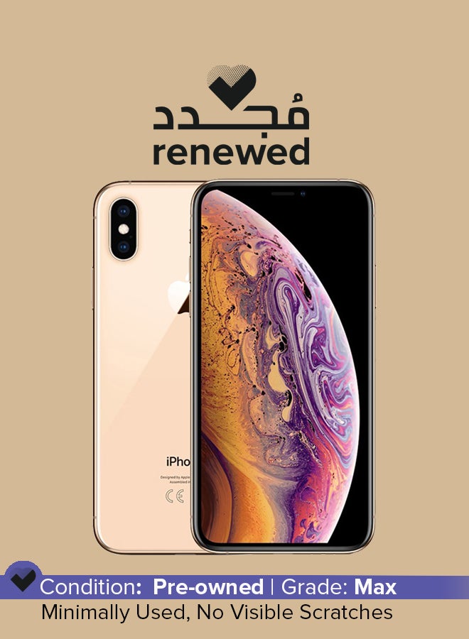 Apple Renewed - iPhone XS Max With FaceTime Gold 256GB 4G LTE - Image 1