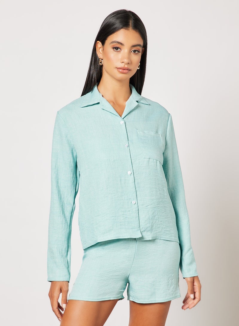FEMME LUXE - Essential Co-ord Set Blue - Image 1