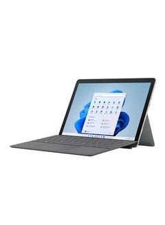 Surface Go 3 8VA-00005 Laptop With 10.5-Inch Pixel Sense Display, Intel Pentium Gold 6500Y Processor / 8GB RAM / 128GB SSD / Intel UHD Graphics / Windows 11 Home in S Mode / English/Arabic Platinum