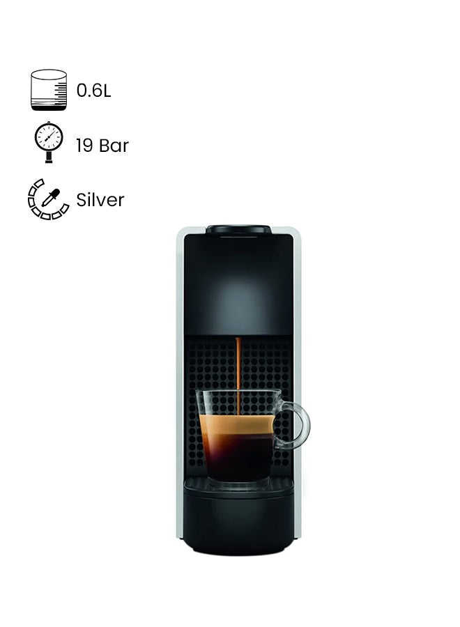 نسبرسو ماكينة صنع القهوة إسينزا ميني C30 0.6 L 1200 W C030SI فضي  - Image 1
