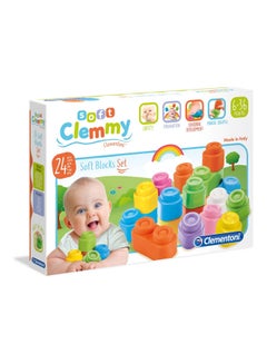 كلمينتوني 14707 24 Piece Soft Blocks Set upto_12_months 