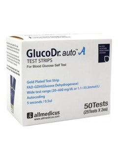 Gluco Dr Box Of Auto Gluco Dr Strips  -50 Strips  - Image 1