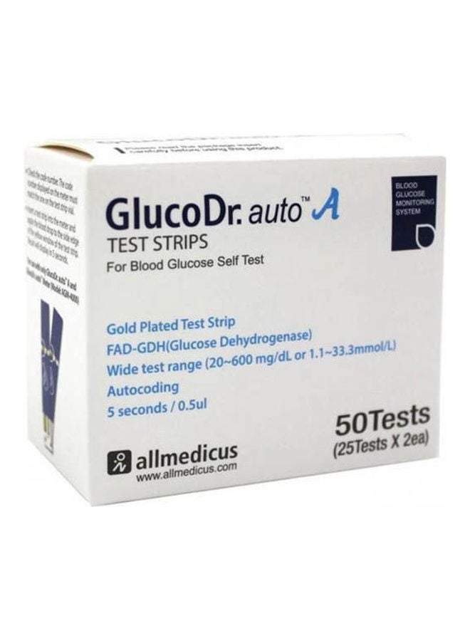 Gluco Dr - Box Of Auto Gluco Dr Strips  -50 Strips - Image 1