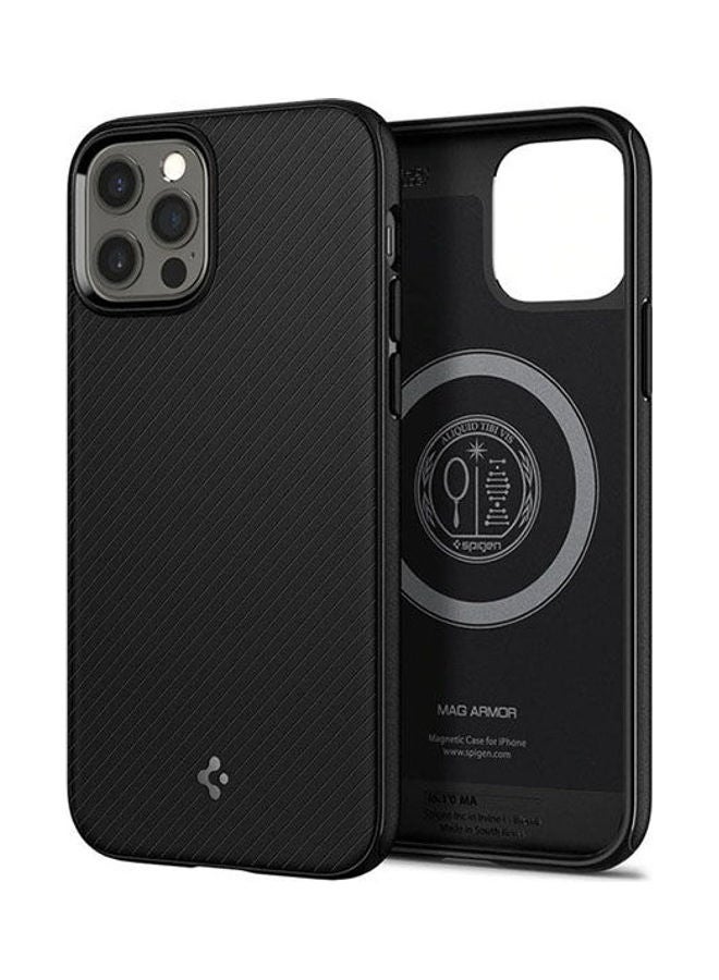 Spigen - Iphone 12 - 12 Pro Case Mag Armor Black - Image 1