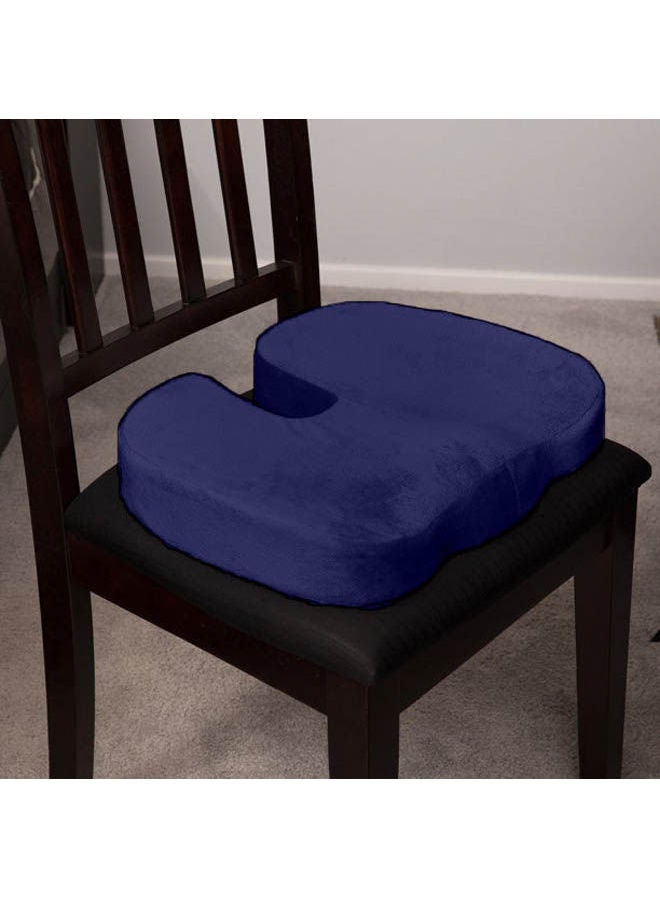 BedNHome - Seat Cushion Memory Foam combination Navy - Image 1