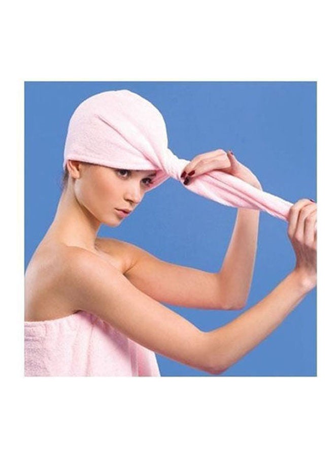 منشفة لتجفيف الشعر بزر واحد - Image 2