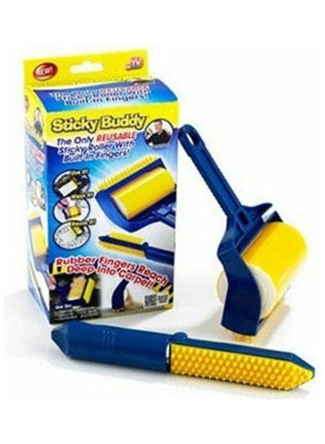 Lint Removal Roller Two Pieces Multi-Use Blue-Yellow