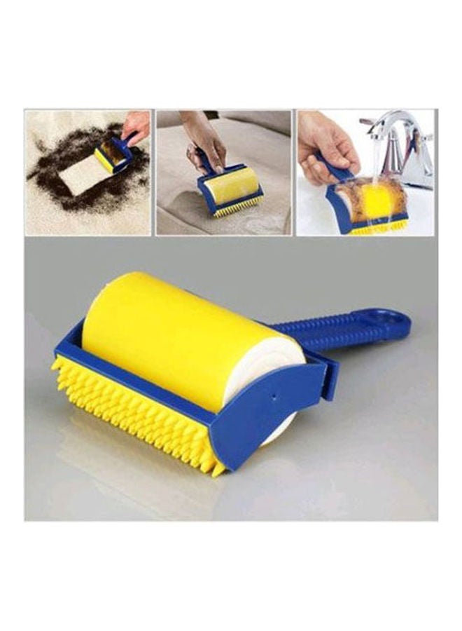 Lint Removal Roller Two Pieces Multi-Use Blue-Yellow