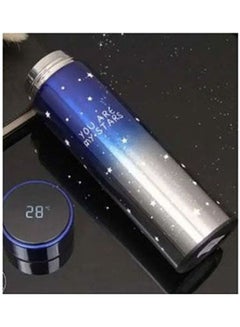 Thermal Flask With Temperature Display Blue 500ml